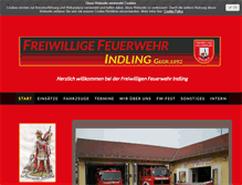 Tablet Screenshot of feuerwehr-indling.de